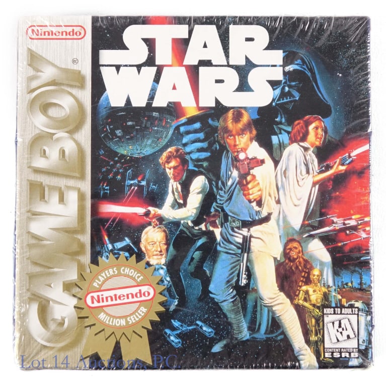 Factory Sealed Nintendo Game Boy Star Wars Game: Factory sealed Nintendo Game Boy Star Wars game.