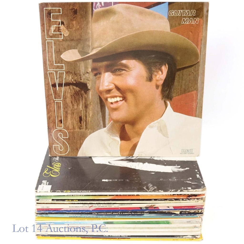 Vinyl Records, Elvis, 12" Some Picture (+25) (1 of 7)