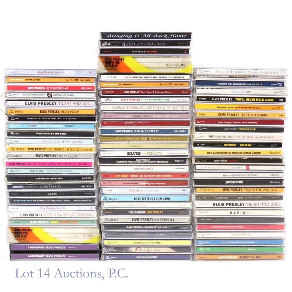 Elvis Compact Disc Lot (+70) (1 of 7)