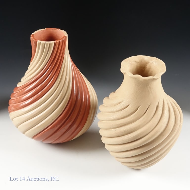 Two Jemez Pueblo Vases, Emma Yepa & Marcella Yepa (1 of 7)