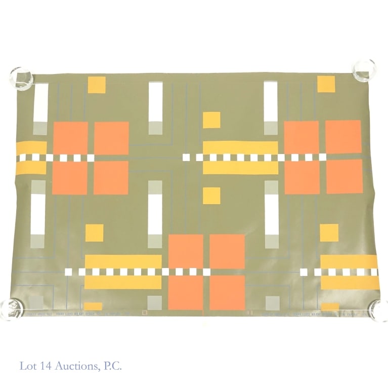 Frank Lloyd Wright Wall Hanging, 43" x 30" (1 of 6)
