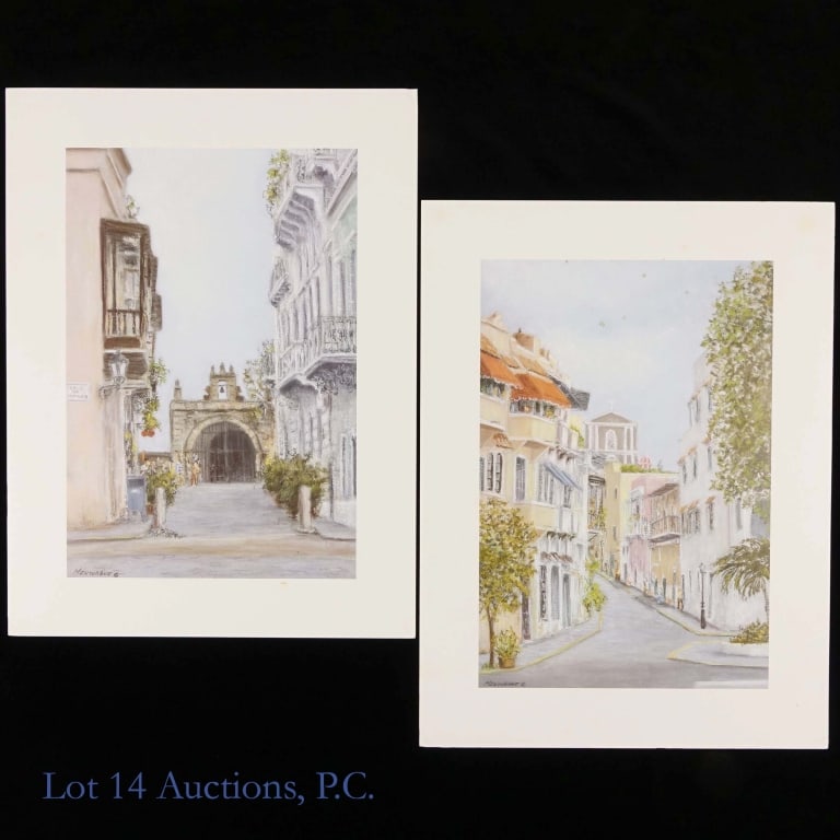 2 Caesar Monturano Lithograph Prints (1 of 5)