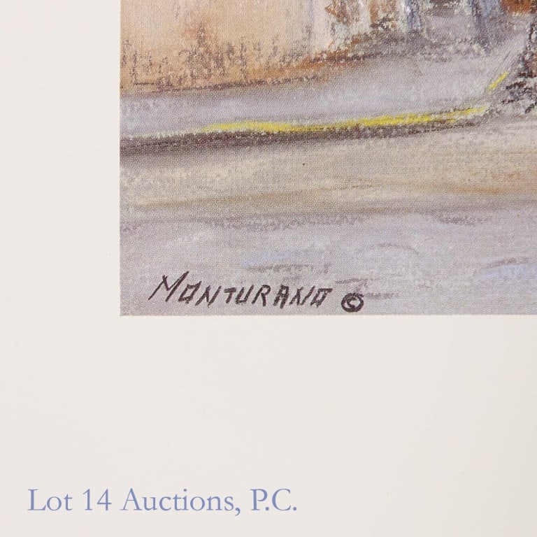 2 Caesar Monturano Lithograph Prints - 3