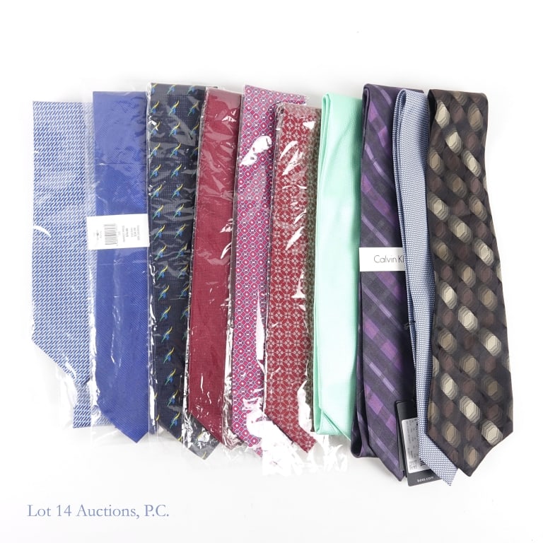 Unworn Neckties, C. Klein, Boss etc (*10) (1 of 5)