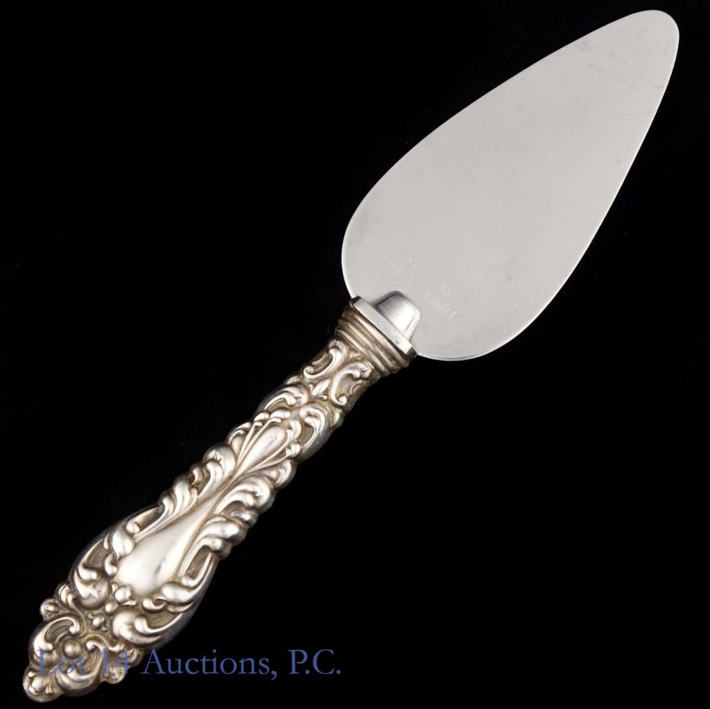 Sterling Silver Cake Server & Mini Plate - 2