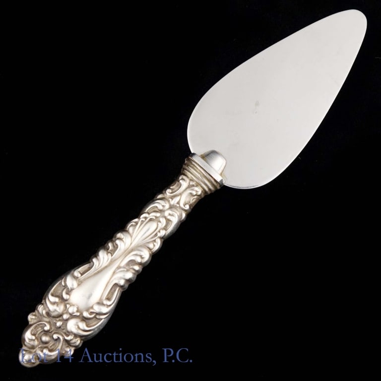 Sterling Silver Cake Server & Mini Plate - 4