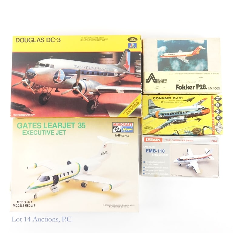 Model Plane Kits - Large Collection - 2