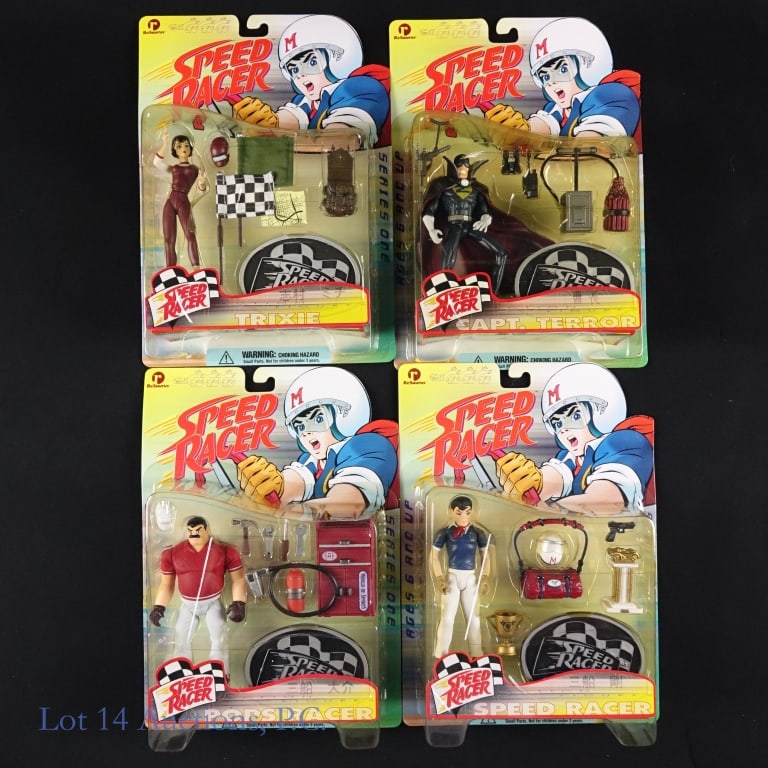 Speed Racer Series 1 Figures Complete Set NIB (4) (1 of 6)