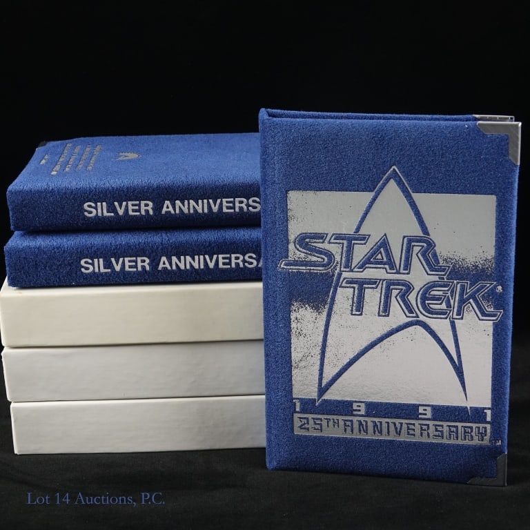 1991 US Star Trek 25th Ann 3- Coin Set S/N 126 (OP (1 of 6)