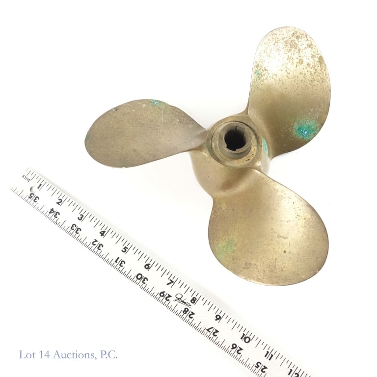 Brass Boat Propeller - 4