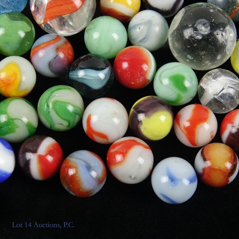 Vintage Marbles - Assorted - 9.6 Ounces - 2