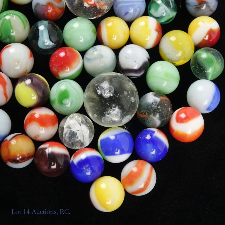 Vintage Marbles - Assorted - 9.6 Ounces - 3