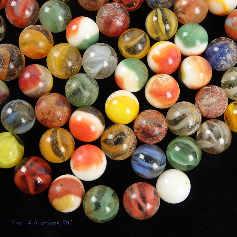 Vintage Marbles - Assorted - 2.46 Pounds - 3