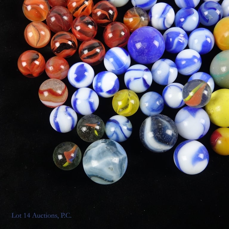Vintage Marbles - Assorted - 1.6 Pounds - 2