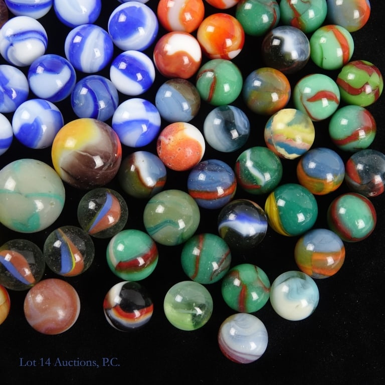 Vintage Marbles - Assorted - 1.6 Pounds - 3