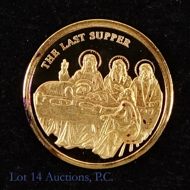 World "Gold" Exonumia Items (2) - 2