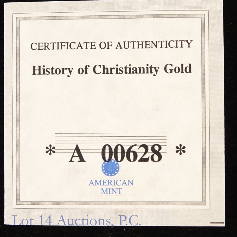 World "Gold" Exonumia Items (2) - 6