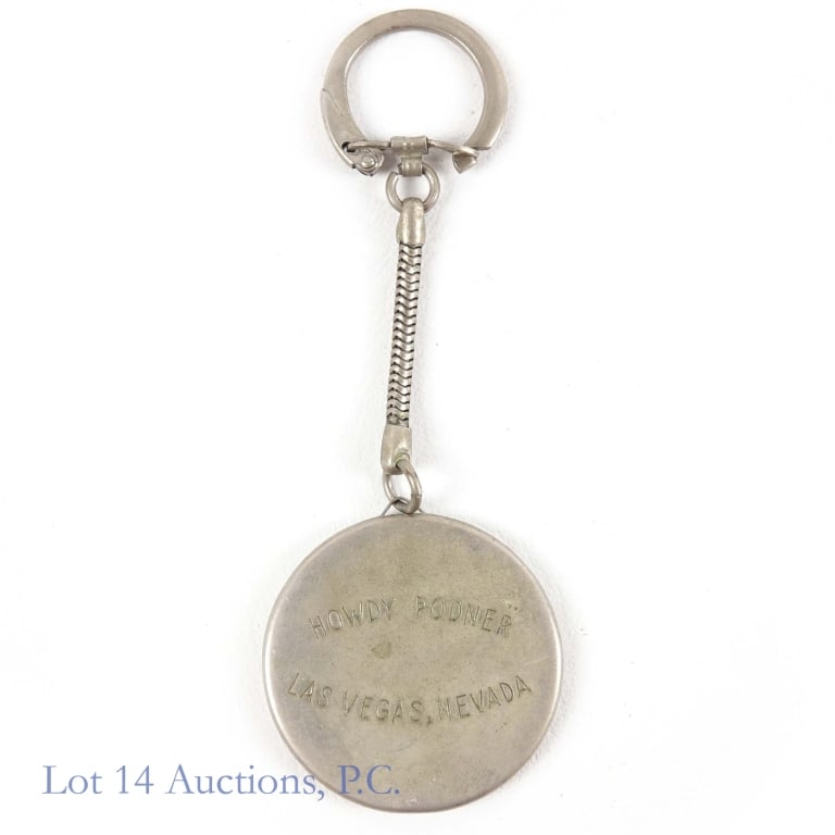 1924 US Peace Silver Dollar Keychain - 2