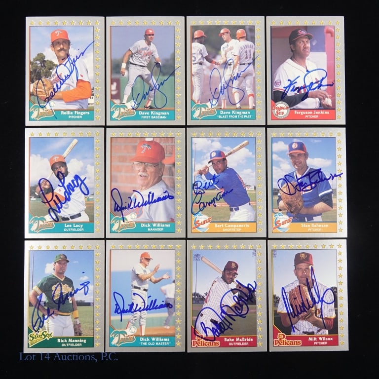 Sr. Pro Baseball Cards (15 Autographed) - 2