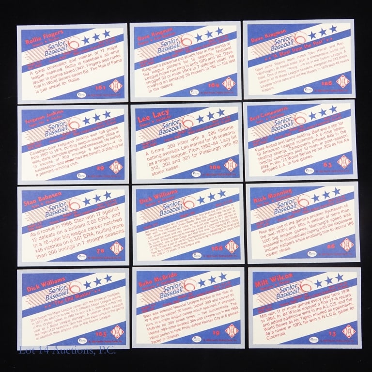 Sr. Pro Baseball Cards (15 Autographed) - 3