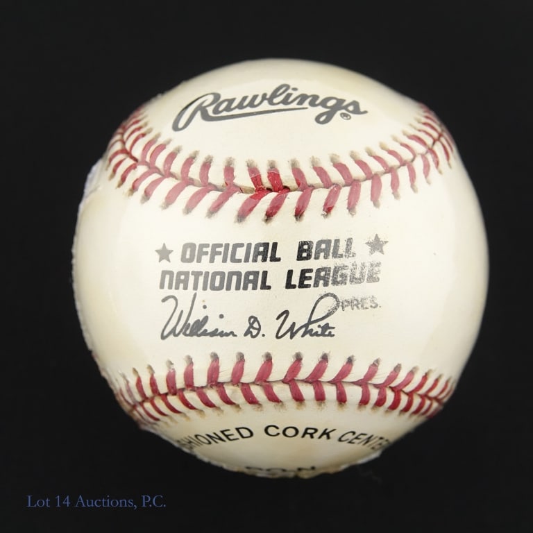 Hank Aaron Signed Baseball NO COA - 2
