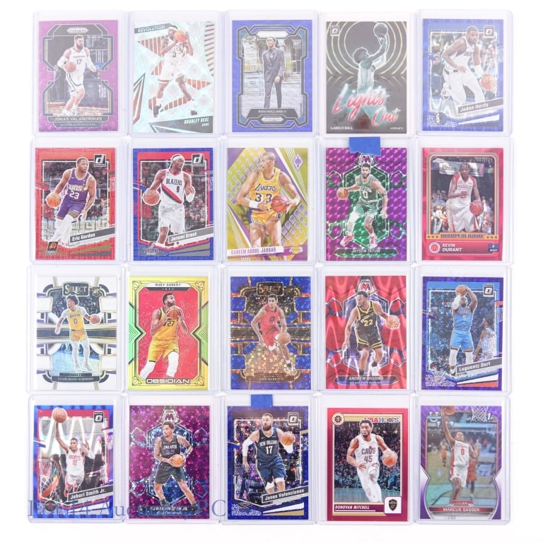 55 Numbered Basketball Cards - 2