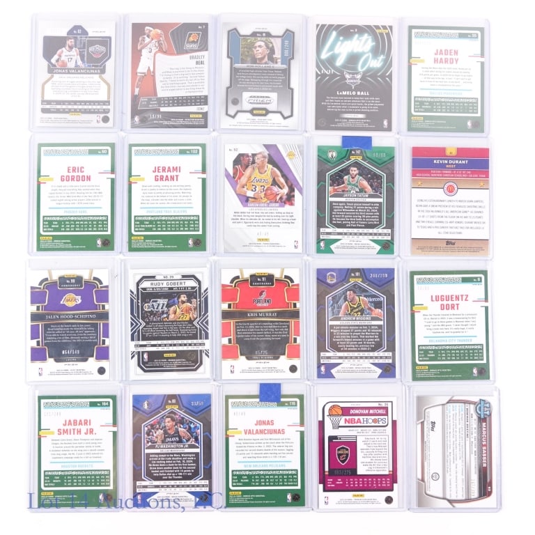 55 Numbered Basketball Cards - 3