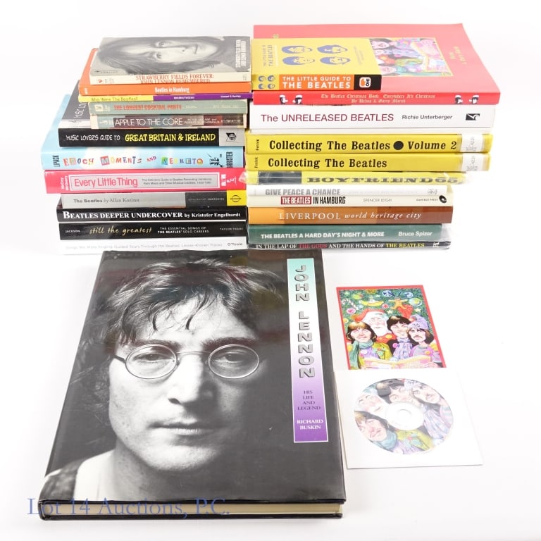 Beatles Books, Longest Cocktail Party (+25): Beatles Books, Longest Cocktail Party (+25). Collection of over 25 books featuring The Beatles or Beatles members including The Longest Cocktail Party. Conditions vary. See photos for more details on