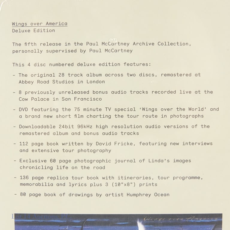 Paul McCartney / Wings Numbered Box Set - 5