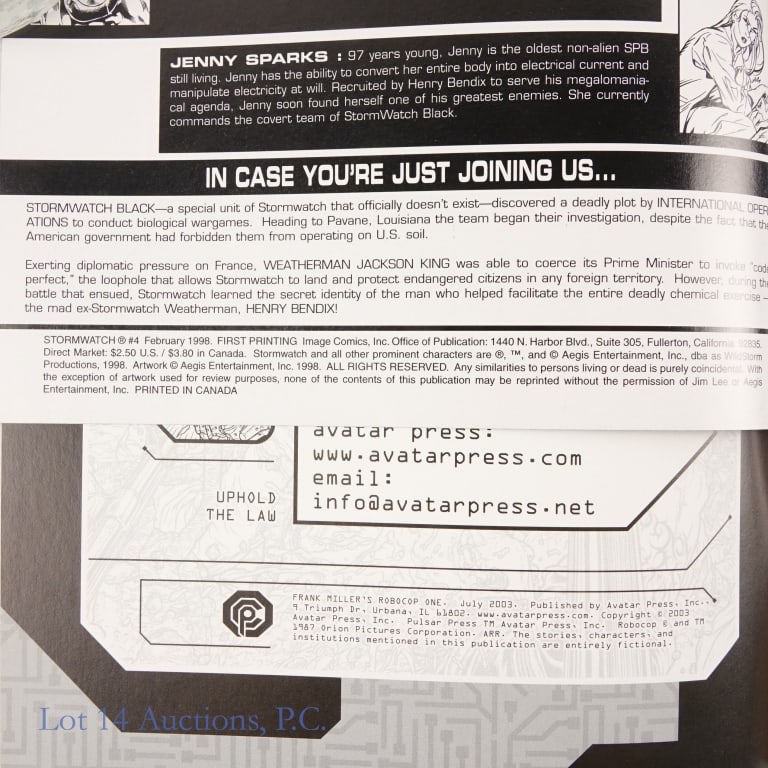 Stormwatch #4, Robocop #1, Key Comic, Image (2) - 3