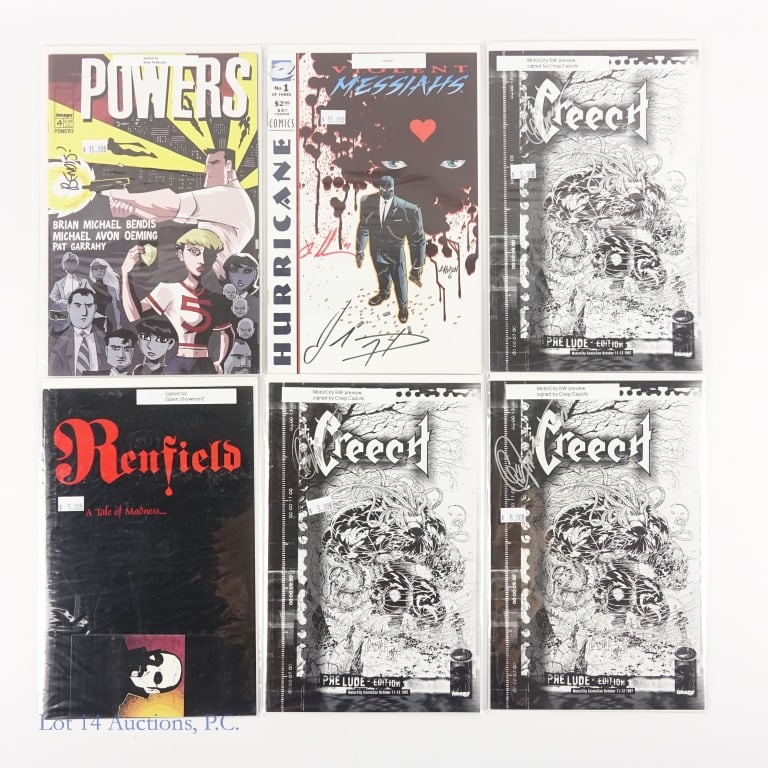 Signed Comics, Bendis, Perez, Adams etc. (15) - 3