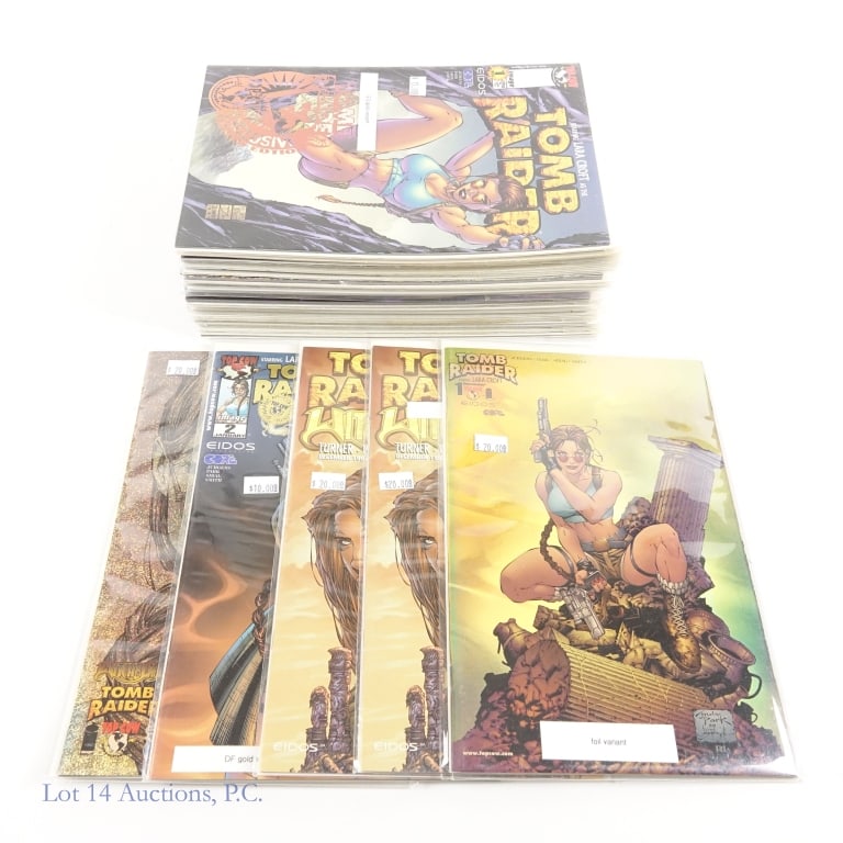 Witchblade & Tomb Raider Comics, Key Image (+35): Witchblade & Tomb Raider Comics, Key Image (+35). Collection of Witchblade, Tomb Raider and crossover comics including Key Issues. Key Issues include: Tomb Raider / Witchblade #1 ('97, variants) -