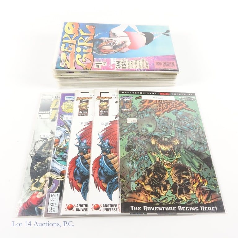Zero Girl, L. Meadows & More Key Comics (+20): Zero Girl, L. Meadows & More Key Comics (+20). Collection of Darker Image, Zero Girl, Strangers in Paradise, Liberty Meadows and Battle Chasers comic books including Key Issues. Key Issues include:
