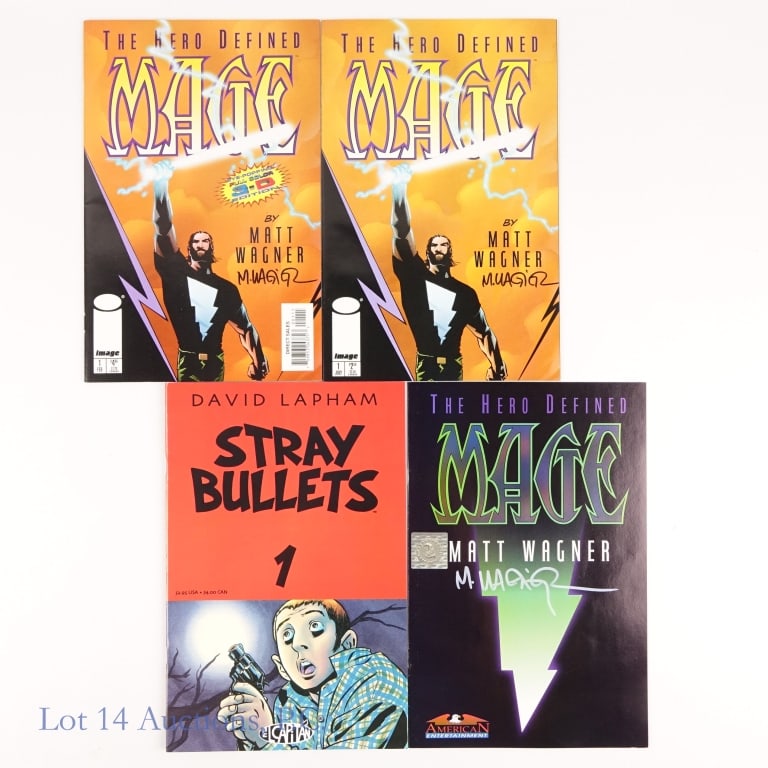 Mage, S. Bullets, Signed M. Wagner Comics (+30) - 5