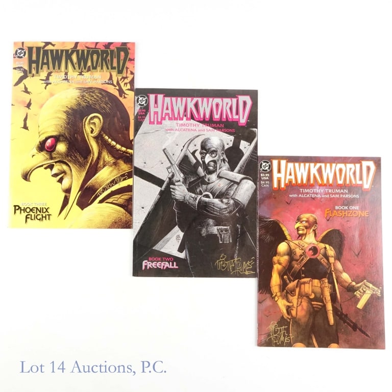 Signed Hawkworld 1-3, DC Comics (+20) - 2