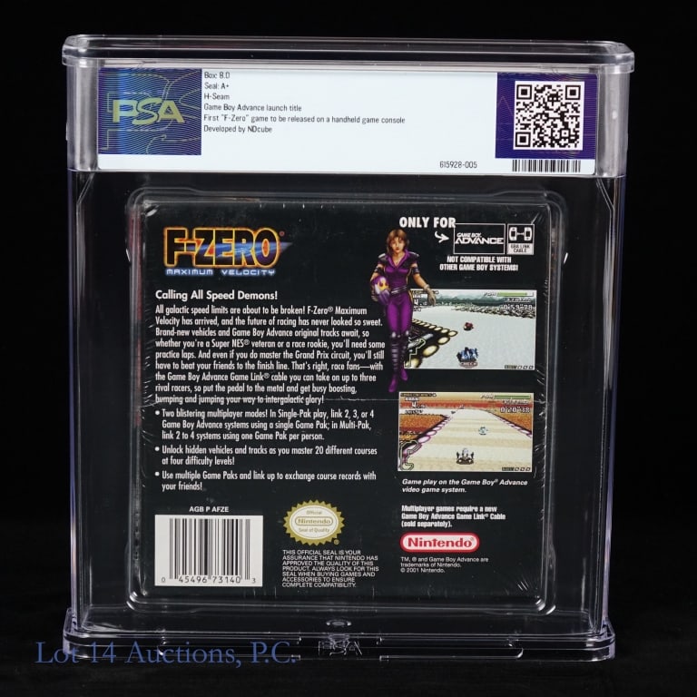 F-Zero Maximum Velocity Nint GBA Sld. (PSA 8/A+) - 3