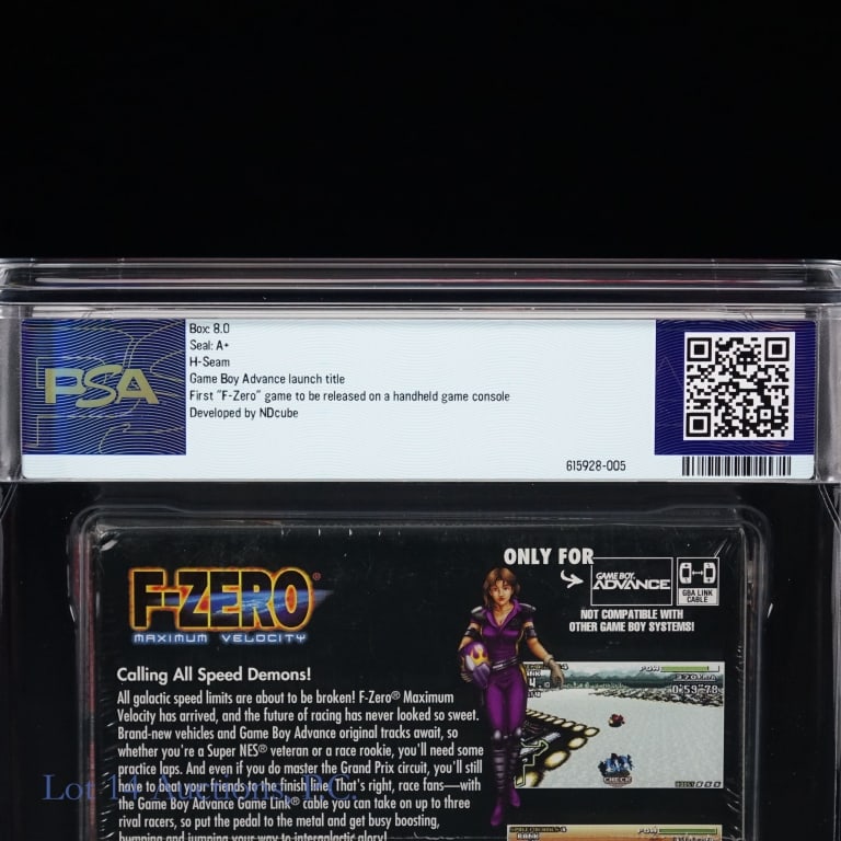 F-Zero Maximum Velocity Nint GBA Sld. (PSA 8/A+) - 4