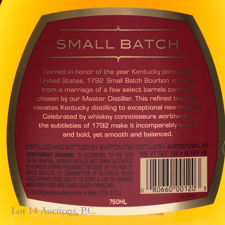 1792 Small Batch Bourbon (2025) - 3