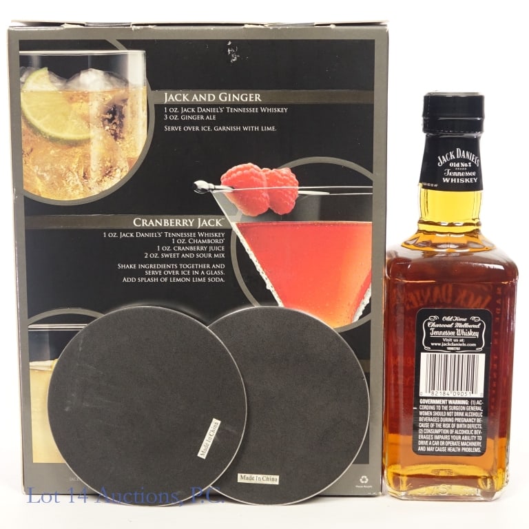 Jack Daniel's Cocktail Coasters Gift Set - 2