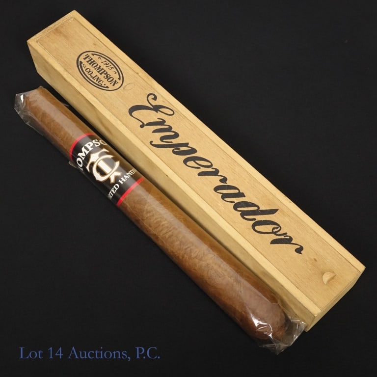 Thompson Emperador Gigantic Cigar In Cedar Box (1 of 2)