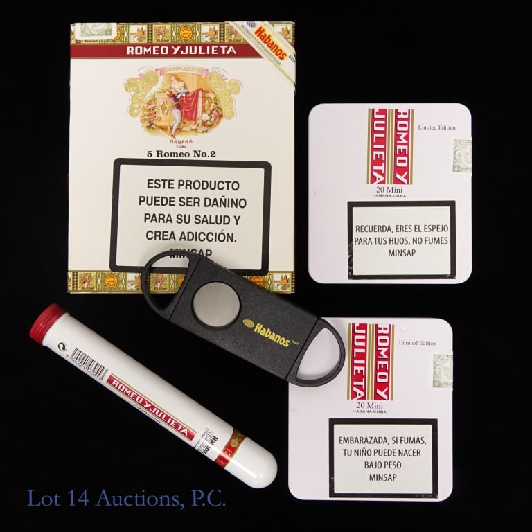 Romeo Y Julieta Cigars Romeo No. 2, No.1, Minis (1 of 6)