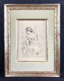 Renoir, original etching, 1906