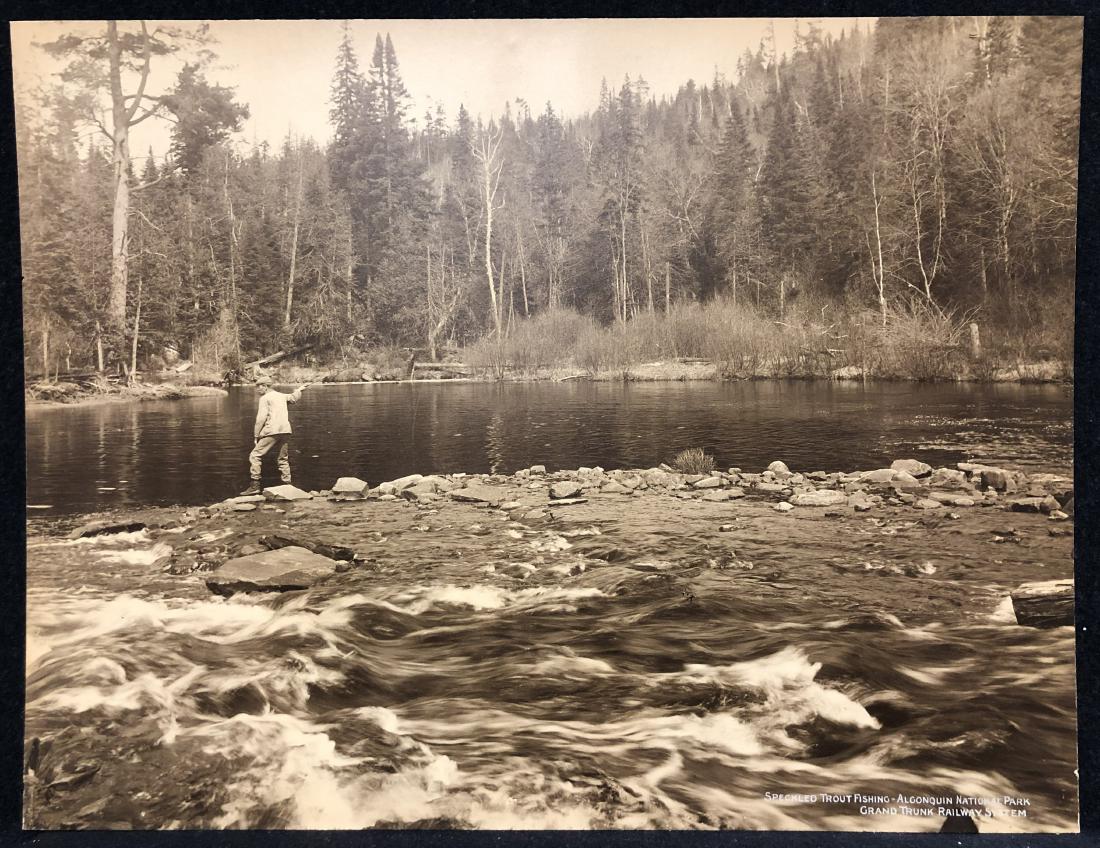 Original photo poster - trout fishing in Algonquin (1 of 4)