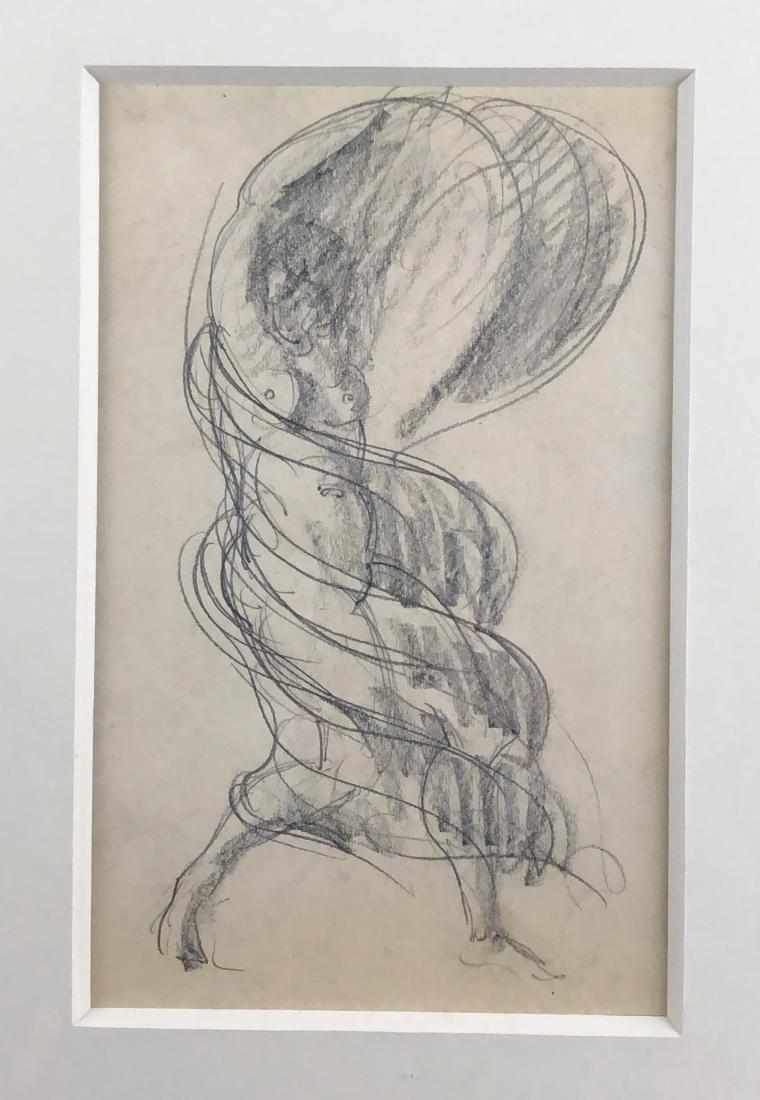 Abraham Walkowitz original Isadora Dunkan pencil (1 of 3)