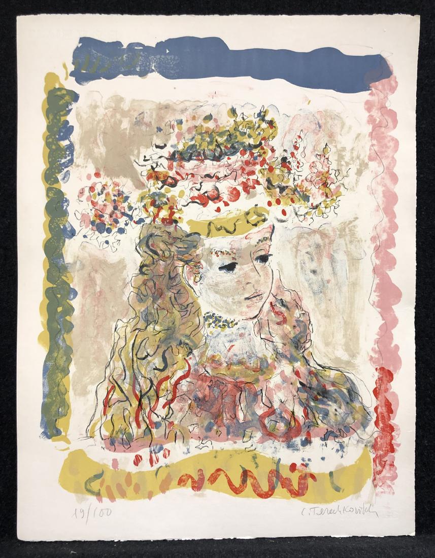 Constantin Terechovitch original pencil signed (1 of 7)