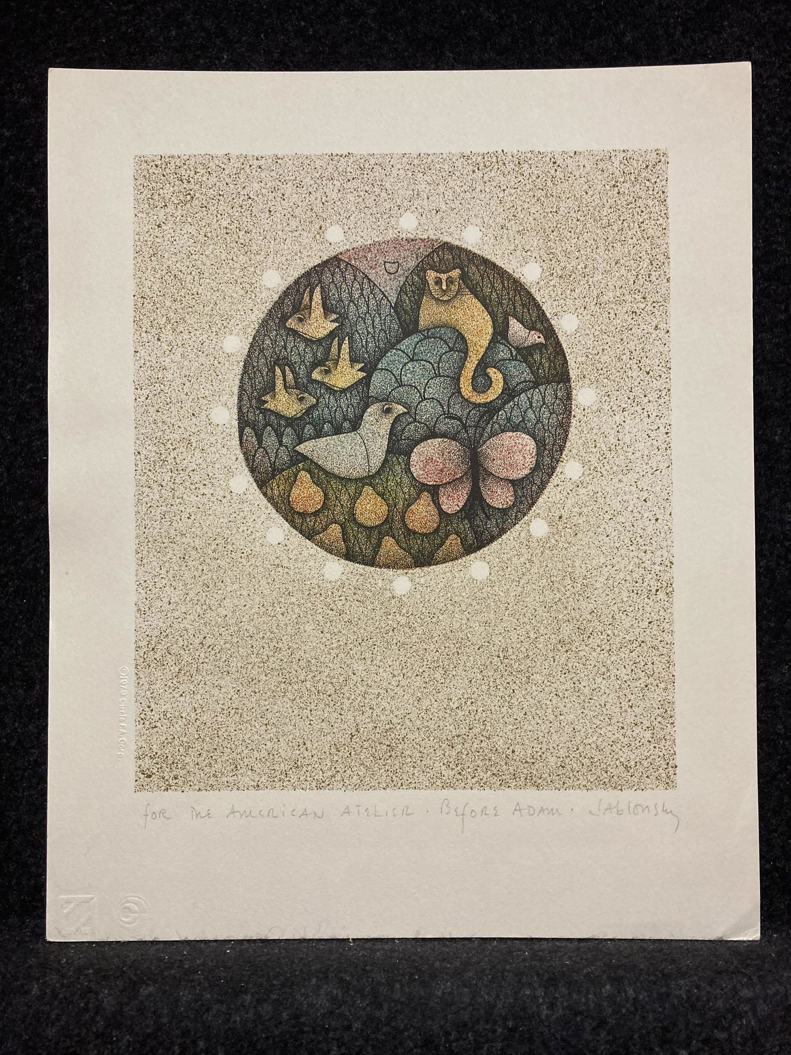 Artist:  Carol Jablonsy (American, 1939-living ) (1 of 5)