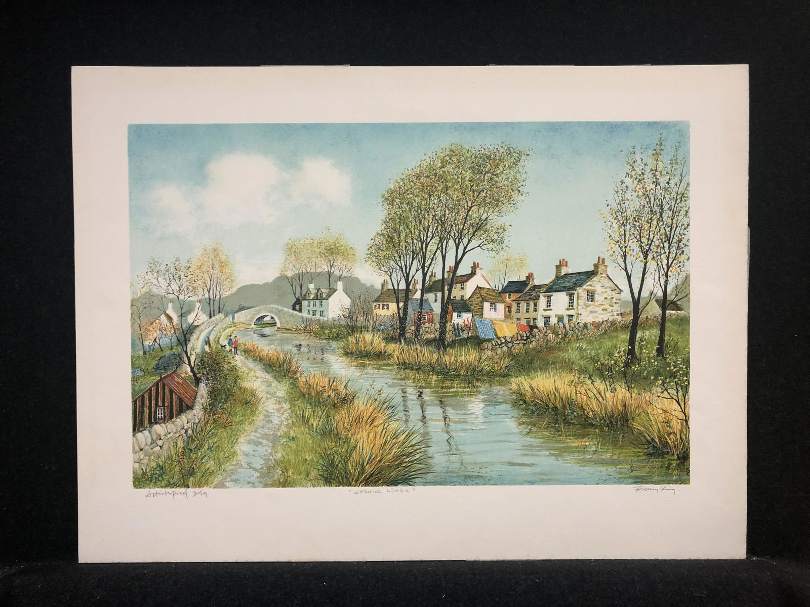 Artist:  Jeremy King (English,1933-)  Title:  ?  Year:  ca.1985  Medium:  Original lithograph (1 of 6)