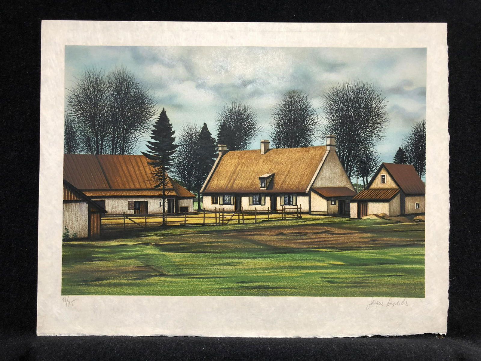 Artist:  Jaques Deperthes (French, 1936-living))   Title:  Ferme Picard  Year:  ca. 1975  Medium: (1 of 6)