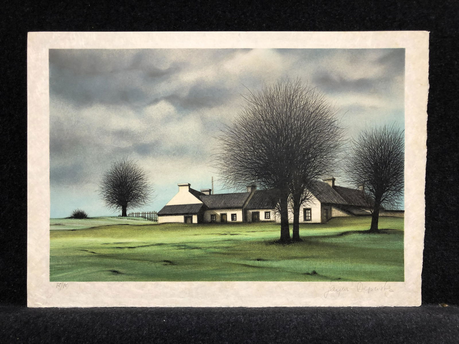 Artist:  Jaques Deperthes (French, 1936-living)   Title:  Ferme in Pleneuf  Year:  ca. 1975 (1 of 6)