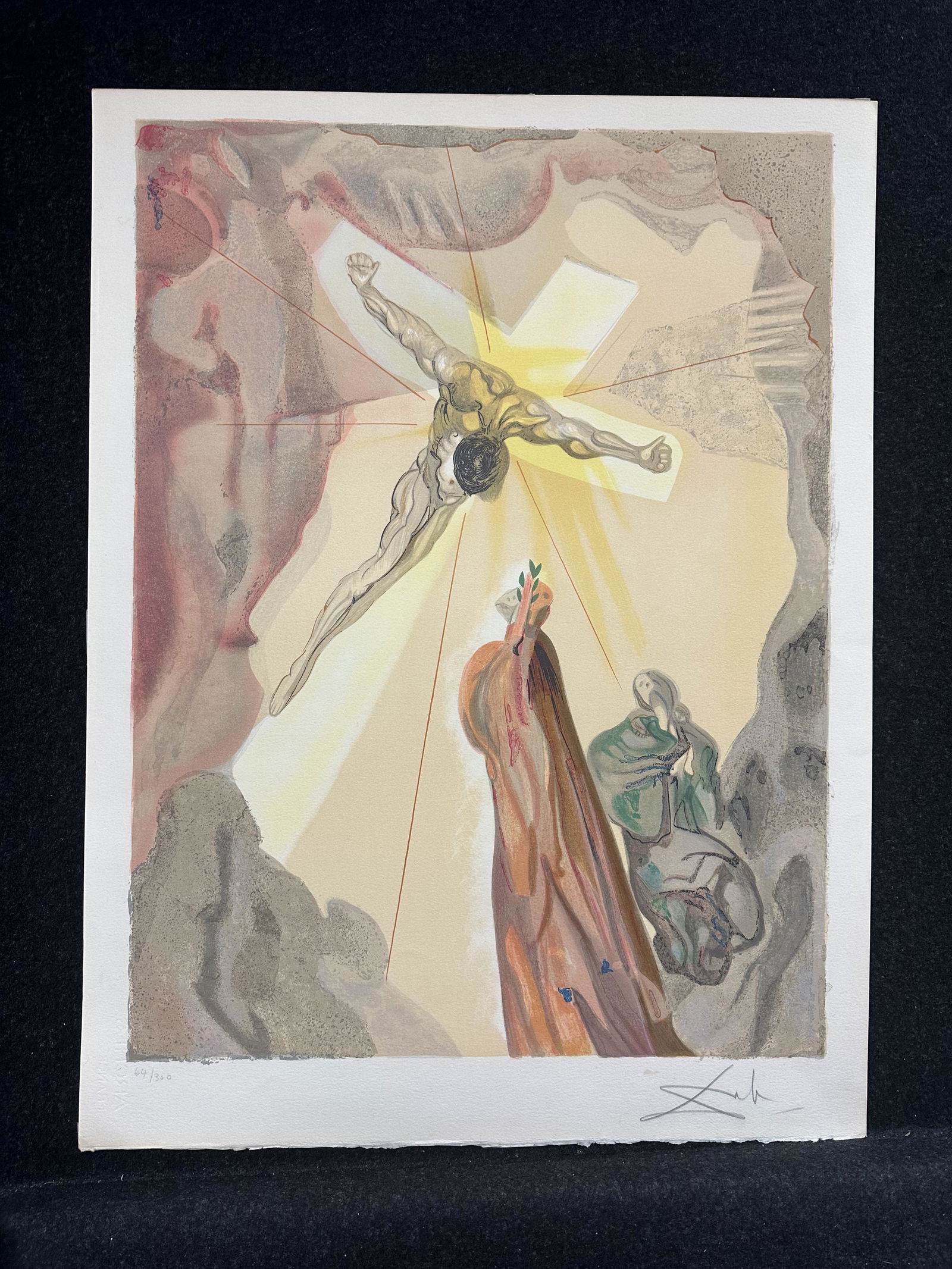 Salvador Dali pencil signed lithograph (1 of 5)
